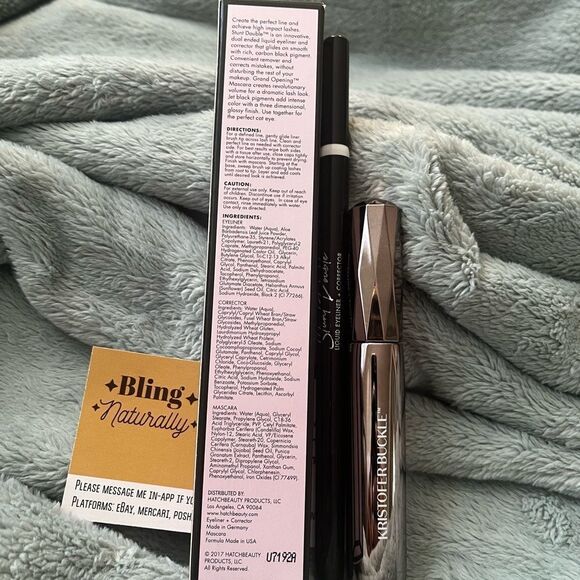 Kristofer Buckle Stunt Double Dual Ended Eyeliner Corrector Mascara - Picture 3 of 4